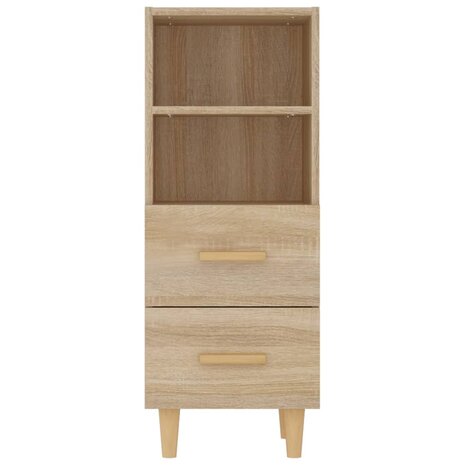 Dressoir 34,5x34x90 cm bewerkt hout sonoma eikenkleurig 6
