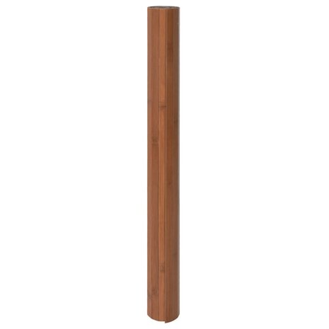 Vloerkleed rechthoekig 70x200 cm bamboe bruin 3