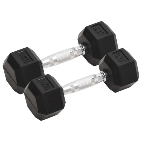 Halters 2 st 10 kg totaal gietijzer 1