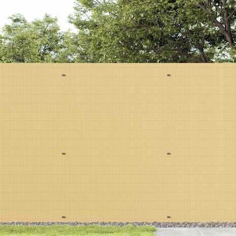 Tuinhek Dubbelzijdig Geel 1,8x3 m PVC 3