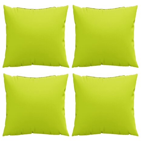 Bankkussens 4 stuks Felgroen 50x50 cm Stof 4