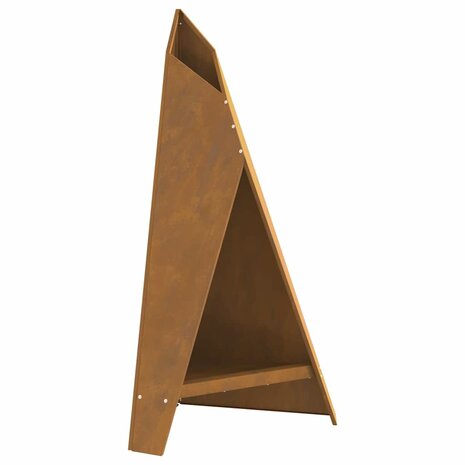 Vuurkorf Bruin 58 x 40 x 100 cm Cortenstaal 2