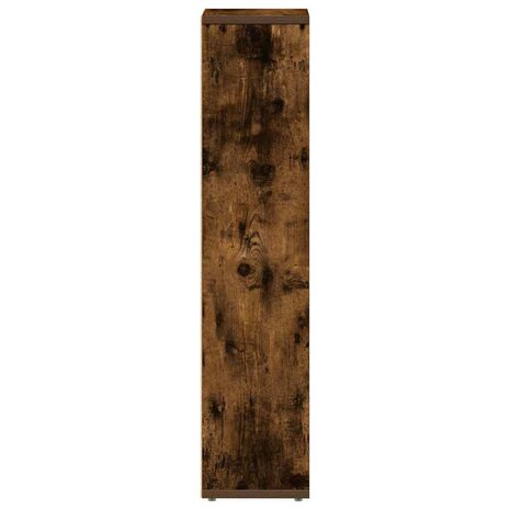 Badkamerkast met rolhouder gerookt eiken 20,5x20x90 cm 5