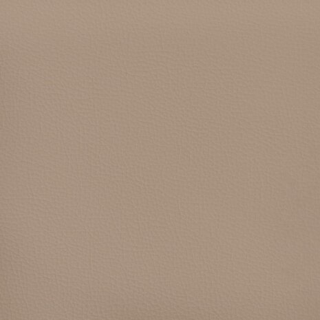 Bankje 70x30x30 cm kunstleer cappuccinokleurig 6