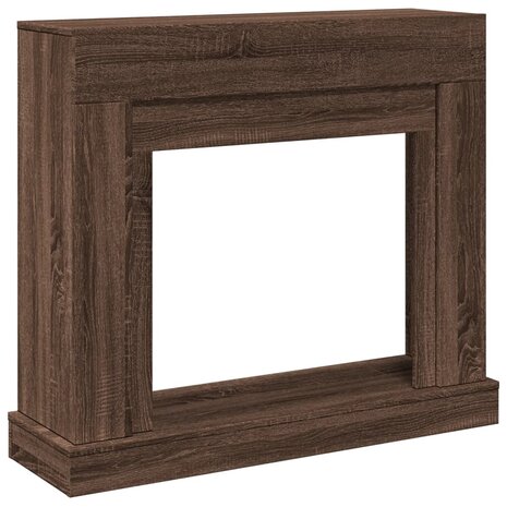 Haardombouw 100x30x87,5 cm bewerkt hout bruin eikenkleurig 2