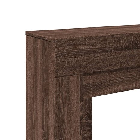 Haardombouw 100x30x87,5 cm bewerkt hout bruin eikenkleurig 7