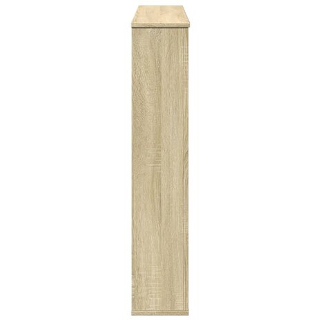 Haardombouw 100x20x100 cm bewerkt hout sonoma eikenkleurig 5