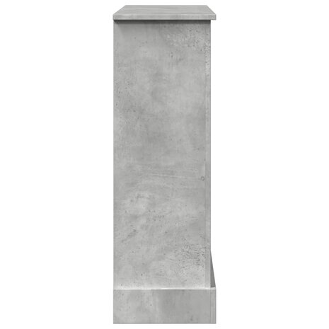 Haardombouw 90x30x90 cm bewerkt hout betongrijs 5