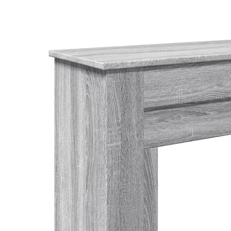 Haardombouw 90x30x90 cm bewerkt hout grijs sonoma eikenkleur 7