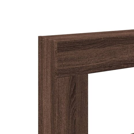 Haardombouw 81x18x82 cm bewerkt hout bruin eikenkleurig 7