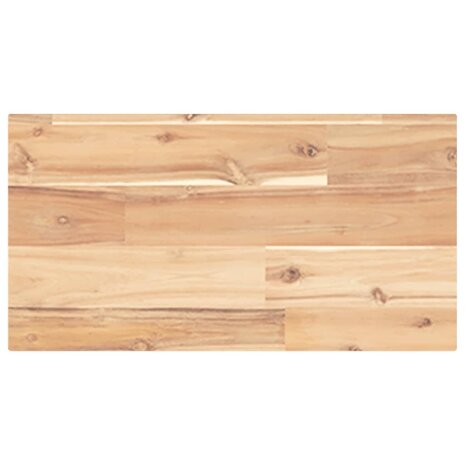Tafelblad rechthoekig 40x20x2 cm massief acaciahout 2