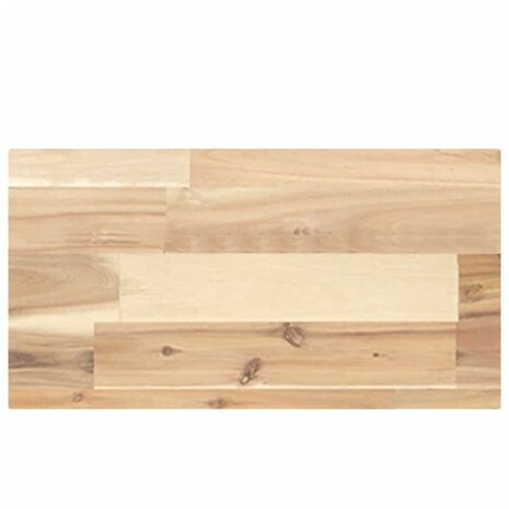 Tafelblad rechthoekig 40x20x4 cm massief acaciahout 2