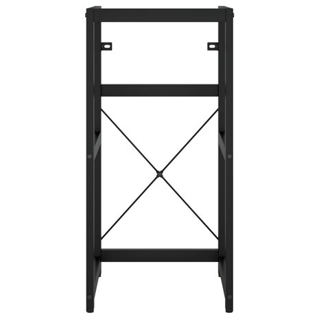 Wastafelframe 40x38x83 cm ijzer zwart 3