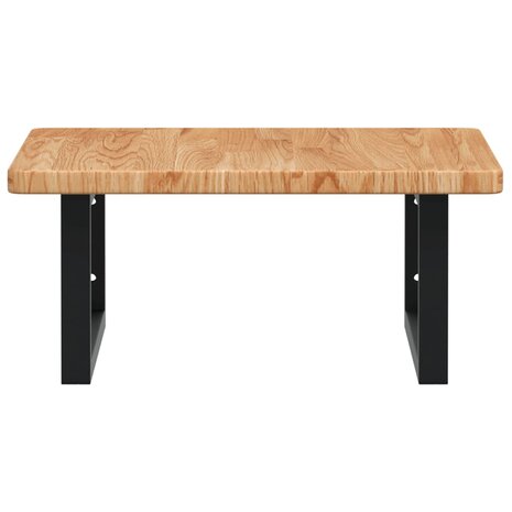 Badkamer wandschap staal en massief eikenhout 4