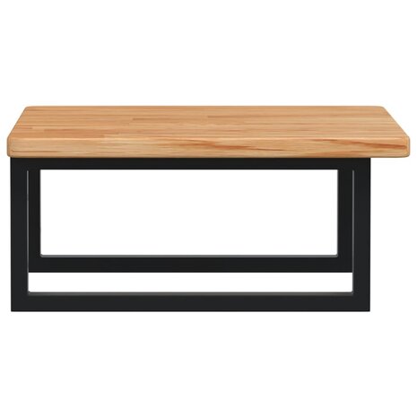 Badkamer wandschap staal en massief eikenhout 5