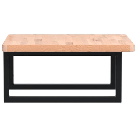 Badkamer wandschap staal en massief beukenhout 5