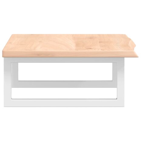 Badkamer wandschap staal en massief eikenhout 5