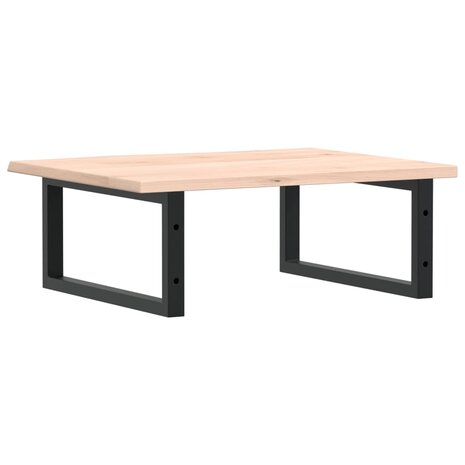 Badkamer wandschap staal en massief eikenhout 6