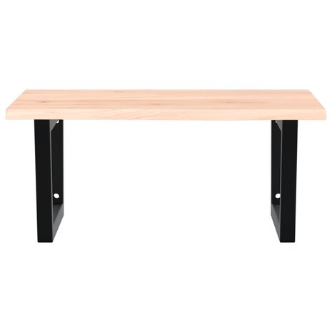 Badkamer wandschap staal en massief eikenhout 4