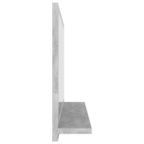 Badkamerspiegel 60x10,5x37 cm spaanplaat betongrijs 5