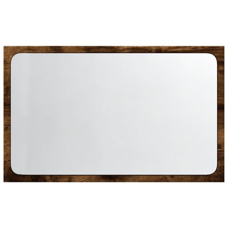 Badkamerspiegel met LED 60x8,5x38 cm bewerkt hout sonoma eiken 6