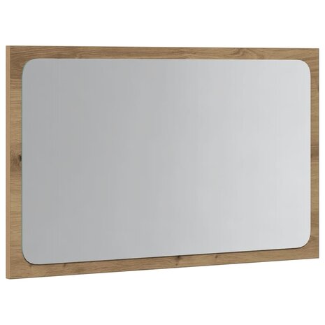 Badkamerspiegel met LED 60x8,5x38 cm artisanaal eikenkleurig 5