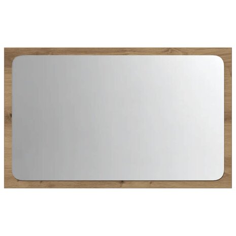 Badkamerspiegel met LED 60x8,5x38 cm artisanaal eikenkleurig 6