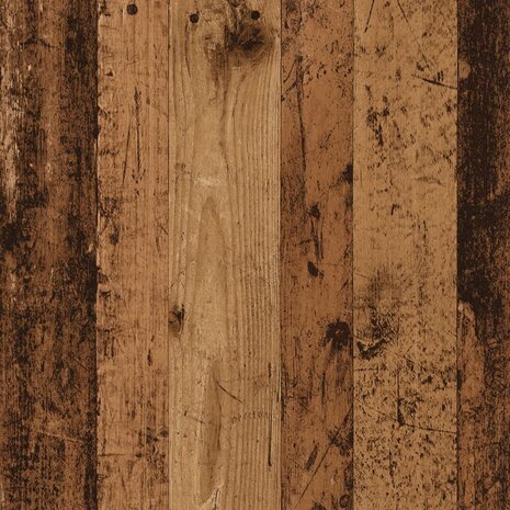 Wastafelkast 58x33x60 cm bewerkt hout oud houtkleurig 9