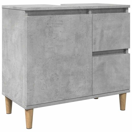 wastafelkast 65x33x60 cm bewerkt hout betongrijs 2