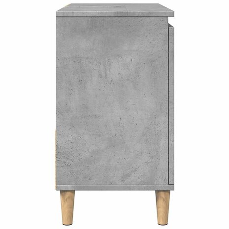wastafelkast 65x33x60 cm bewerkt hout betongrijs 6