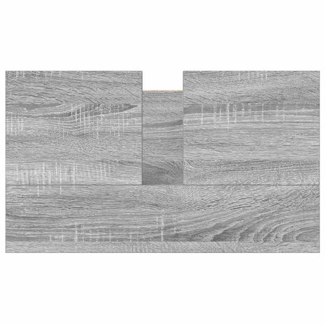 Badkamerkast wastafelkast 60x34,5x60 cm grijs sonoma 9
