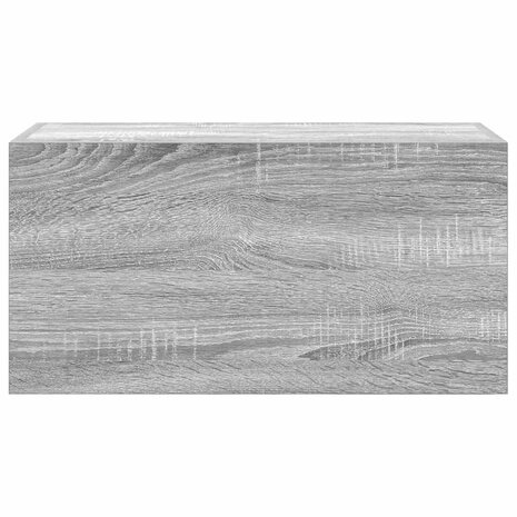 Badkamerwandkast 60x25x30 cm bewerkt hout grijs sonoma eiken 6
