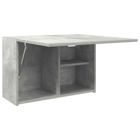 Badkamerwandkast 60x25x40 cm bewerkt hout betongrijs 5