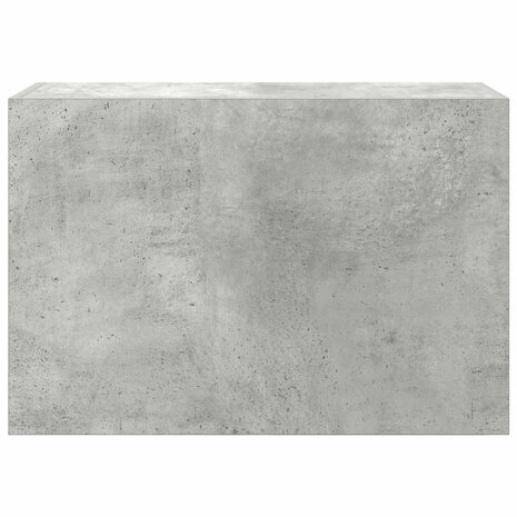 Badkamerwandkast 60x25x40 cm bewerkt hout betongrijs 6