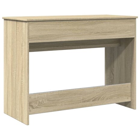 Kaptafel met spiegel 100x45x76 cm sonoma eikenkleurig 7