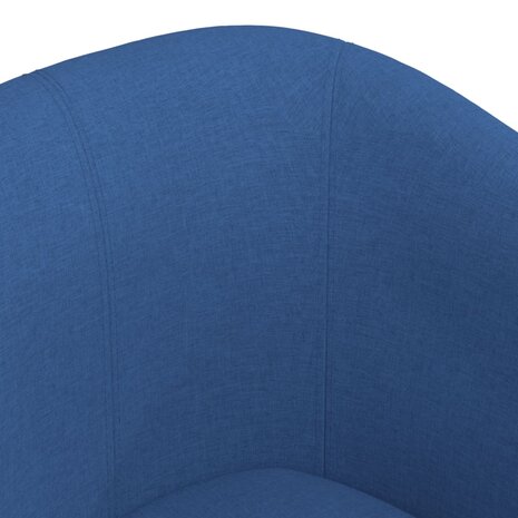 Kuipstoel stof blauw 6