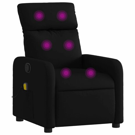 Massagestoel met Zwarte Stof 2
