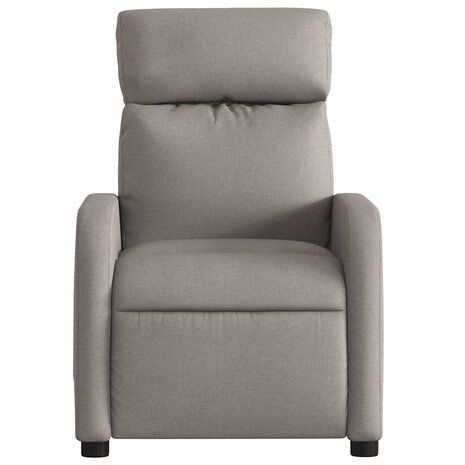 Massagestoel verstelbaar stof taupe 7