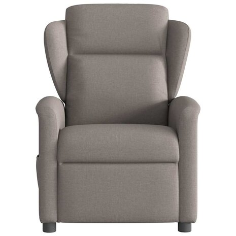 Massagestoel verstelbaar stof taupe 3