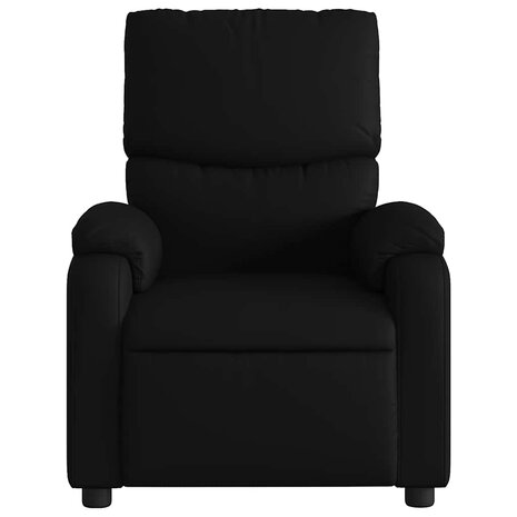 Massagestoel van zwart kunstleer 7