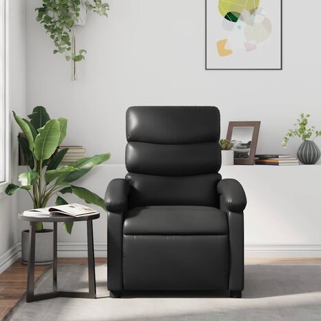 Massagestoel verstelbaar kunstleer zwart 3