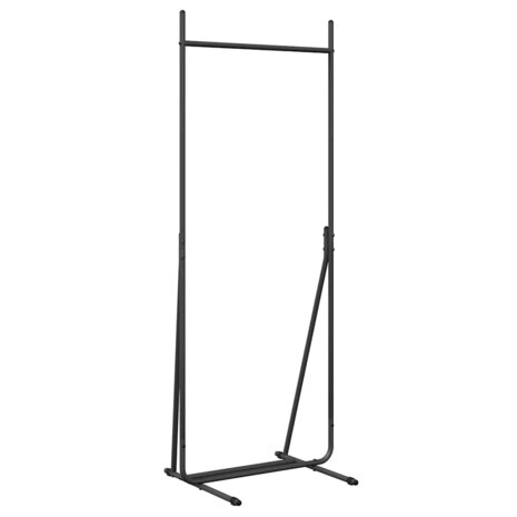 Kledingrek Zwart 62 x 48 x 158 cm Staal 2