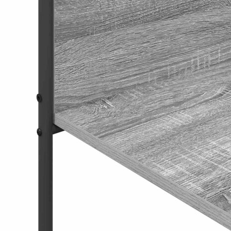 Kledingrek met plank Grijs 120 x 44 x 160 cm Bewerkt hout 8