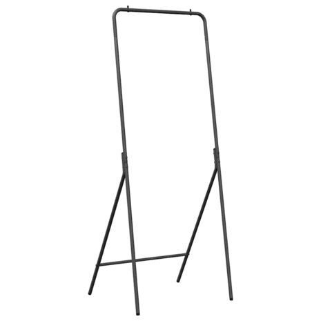 Kledingrek Zwart 60 x 53 x 155 cm Staal 2