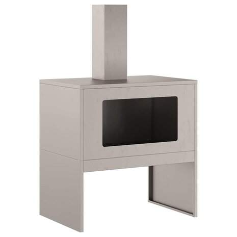 Vuurkorf Bruin 60 x 40 x 96 cm Cortenstaal 5