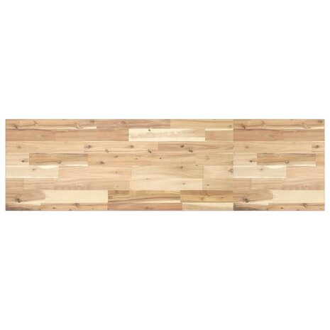 Wastafelblad 140x40x2 cm onbehandeld massief acaciahout 1
