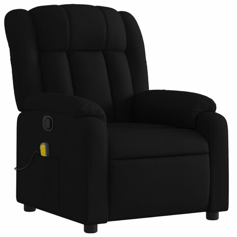 Massagestoel met zwarte stof 3