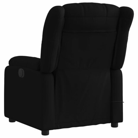 Massagestoel met zwarte stof 4