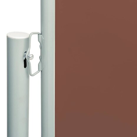 Tuinscherm uittrekbaar 117x600 cm bruin 3