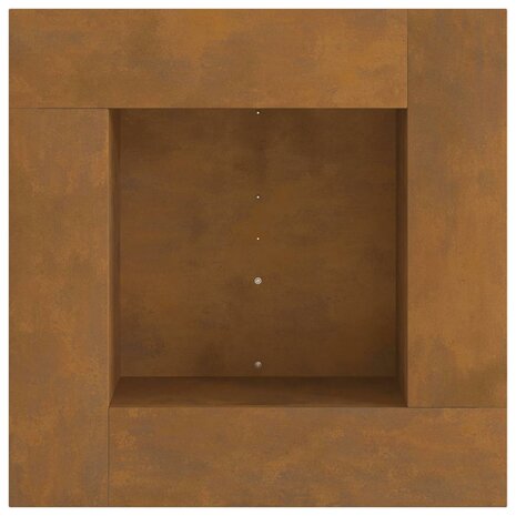 Vuurkorf Bruin 60 x 60 x 30 cm Cortenstaal 7